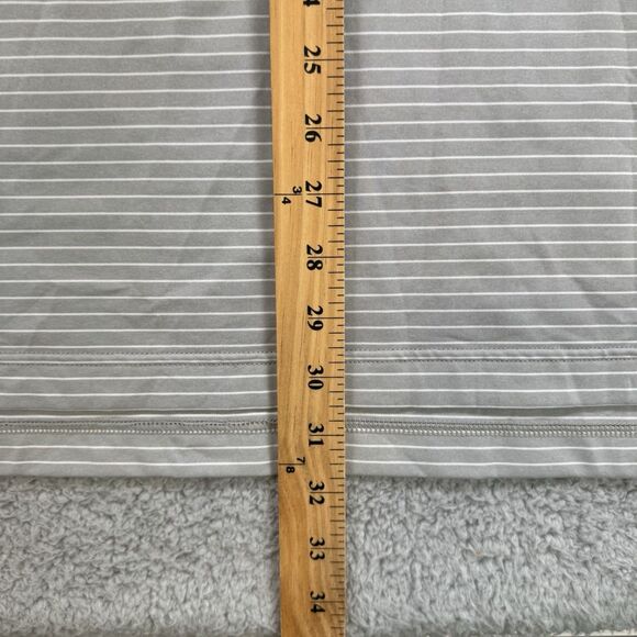 Peter Millar Shirt Men's L Grey Polo Short Sleeve Performance Summer Comfort - Picture 5 of 9